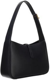 Zwarte Kalfsleer Bos Taurus Schoudertas