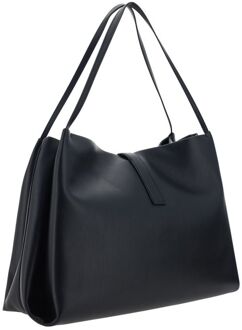 Zwarte kalfsleren Bos Taurus handtas