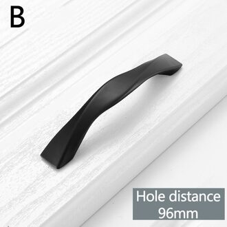 Zwarte Kast Handvatten Kast Deurknop Pulls Voor Thuis Keuken Meubels Kast Lade Hardware Accessoires