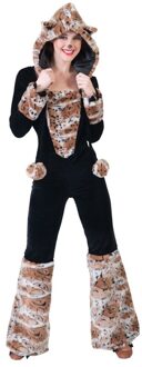 Zwarte kat/panter verkleed pak voor dames Multi