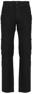 Zwarte Katoenen Denim Jeans JW Anderson , Black , Heren - L,M,S