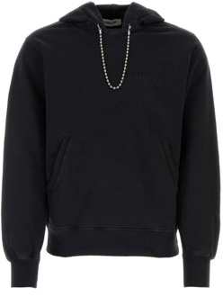 Zwarte katoenen sweatshirt - Stijlvol en comfortabel Ambush , Black , Heren - Xl,L,M