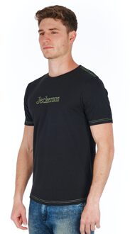 Zwarte Katoenen T-Shirt - 2XL