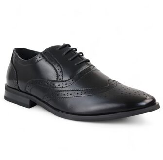 Zwarte klassieke Brogue Derby Oxford-schoenen voor heren - EU 41