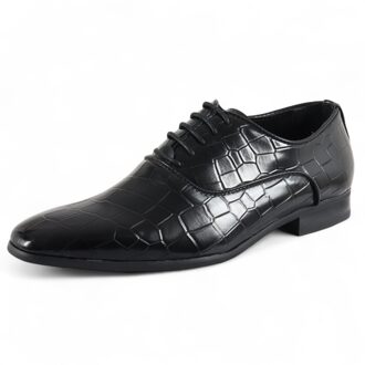 Zwarte klassieke Oxford Derby-veterschoenen voor heren - EU 44