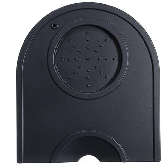 Zwarte Koffie Tamper Mat Barista Koffie Art Tamper Houder Siliconen Matten 15*12cm Koffie Sabotage Pad