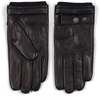 Zwarte Leren Handschoenen voor Mannen Howard London , Black , Heren - Xl,L,M,S