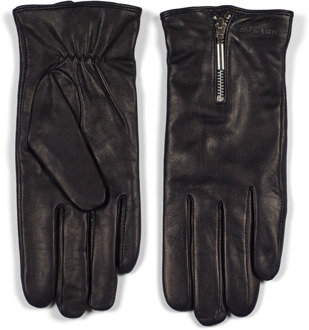 Zwarte Leren Handschoenen voor Vrouwen Howard London , Black , Heren - 8 1/2 In,7 In,8 In,7 1/2 IN