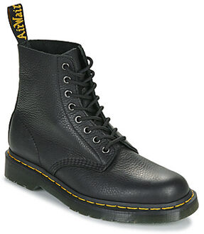 Zwarte Leren Laarzen voor Mannen Dr. Martens , Black , Heren - 42 Eu,41 Eu,44 EU