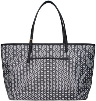 Zwarte Leren Schoudertas