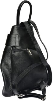 Zwarte Leren Tas - One Size