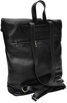 Zwarte Leren Tas - One Size