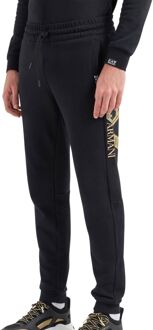 Zwarte Logo Sweatpants Lente/Zomer Stijl Emporio Armani EA7 , Black , Heren - Xl,L,M