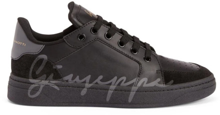 Zwarte Low-Top Gz94 Sneakers Giuseppe Zanotti , Black , Heren - 39 1/2 Eu,40 EU