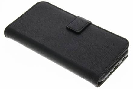 Zwarte Luxe Leder Booktype Hoes Voor De Samsung Galaxy J7 (2017)