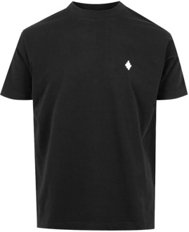 Zwarte Marcelo Burlon T-shirts en Polos Marcelo Burlon , Black , Heren - 2Xl,Xl,L,M,S