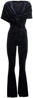 Zwarte Maxi Flare Jumpsuit Andamane , Black , Dames - Xs,2Xs