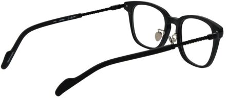 Zwarte Metalen Bril (Monturen) - maat