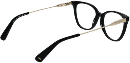 Zwarte Metalen Bril (Monturen) - One Size