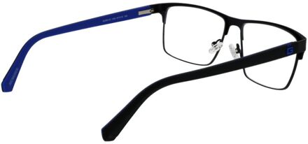 Zwarte Metalen Bril (Monturen) - One Size