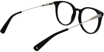 Zwarte Metalen Bril (Monturen) - One Size