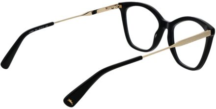 Zwarte Metalen Brillen (Monturen) - One Size