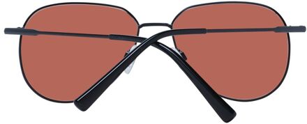 Zwarte Metalen Zonnebril - One Size