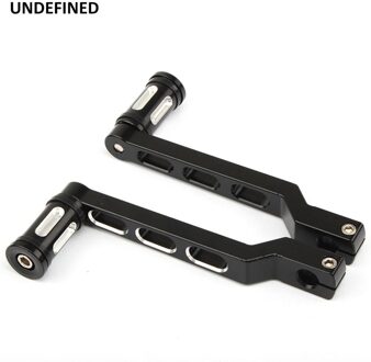 Zwarte Motorfiets Versnellingspook Hak Teen Cnc Cut Shifter Peg Voor Harley Touring Electra Glide Straat Glide 88 softail Fat Boy