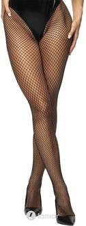 Zwarte netpanty, Dark Magnet - Maat:: S/M