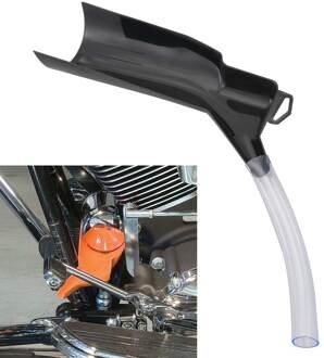Zwarte Olie Filter Trechter Olie Catcher Afvoer Olie Drip-Gratis Voor Harley Sportster XL Yamaha Suzuki KTM Modellen