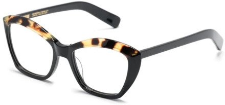 Zwarte optische bril, veelzijdig en stijlvol Kaleos , Black , Dames - 53 MM