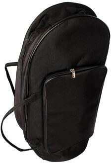 Zwarte Oxford Doek Rugzak Tas Case Grote Capaciteit Voor Messing Instrument Accessoires Franse Hoorn/Tenor Hoorn/Tuba