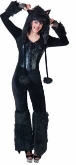 Zwarte panter outfit dames