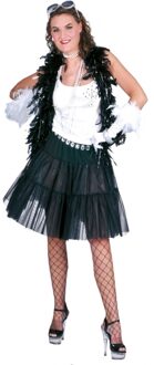 Zwarte petticoat voor dames - One size