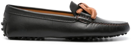 Zwarte platte schoenen Tod's , Black , Dames - 36 Eu,38 1/2 Eu,37 Eu,40 Eu,37 1/2 EU
