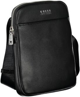 Zwarte Polyethyleen Schoudertas - One Size