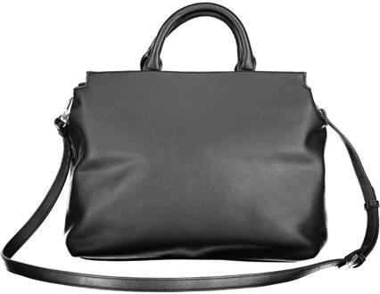 Zwarte Polyurethaan Dameshandtas