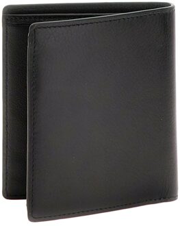 Zwarte PU Leren Portemonnee - Boston Guess , Black , Heren - ONE Size
