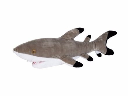 Zwarte punt rif haai pluche 75 cm