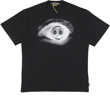 Zwarte Pupilli Tee Streetwear Shirt Iuter , Black , Heren - Xl,L,M,S