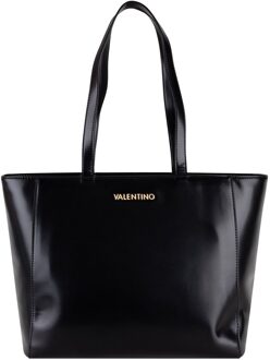 Zwarte Shopper Tas voor Stijlvolle Vrouwen Valentino by Mario Valentino , Black , Dames - ONE Size