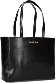 Zwarte Shopper Tas voor Stijlvolle Vrouwen Valentino by Mario Valentino , Black , Dames - ONE Size