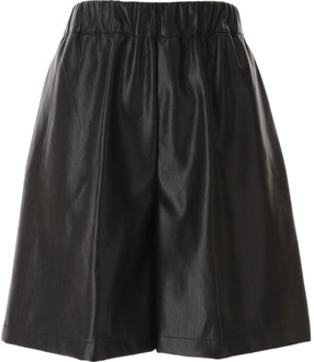 Zwarte Shorts voor Vrouwen Liviana Conti , Black , Dames - S,Xs,2Xs