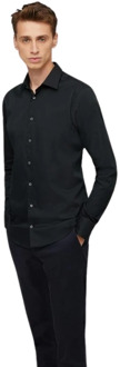 Zwarte Slim Fit Business Overhemd Van Laack , Black , Heren - L,M,3Xl