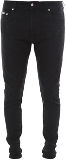 Zwarte Slim-Fit Jeans Ss23 Represent , Black , Heren - W30