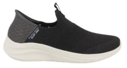 Zwarte Slip-On Sportieve Sneakers voor Vrouwen Skechers , Black , Dames - 36 Eu,38 Eu,37 Eu,40 Eu,41 Eu,39 EU