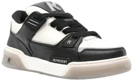 Zwarte Sneaker 100% Leer Represent , Black , Heren - 44 Eu,43 Eu,41 Eu,42 EU