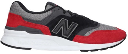 Zwarte Sneakers met Stijlvolle Details New Balance , Black , Unisex - 44 EU