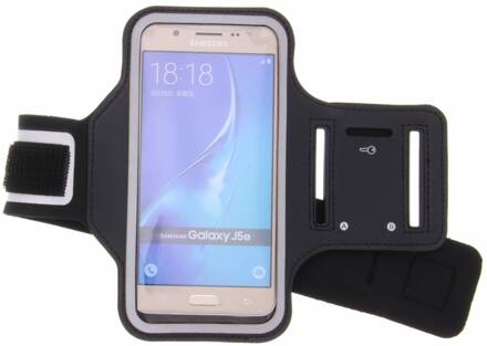Zwarte Sportarmband Voor De Samsung Galaxy J5 / J5 (2016) / J5 (2017)