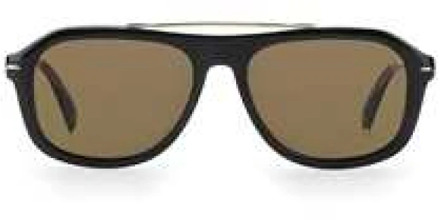 Zwarte Ss23 Optische Bril voor Mannen Eyewear by David Beckham , Black , Heren - 54 MM